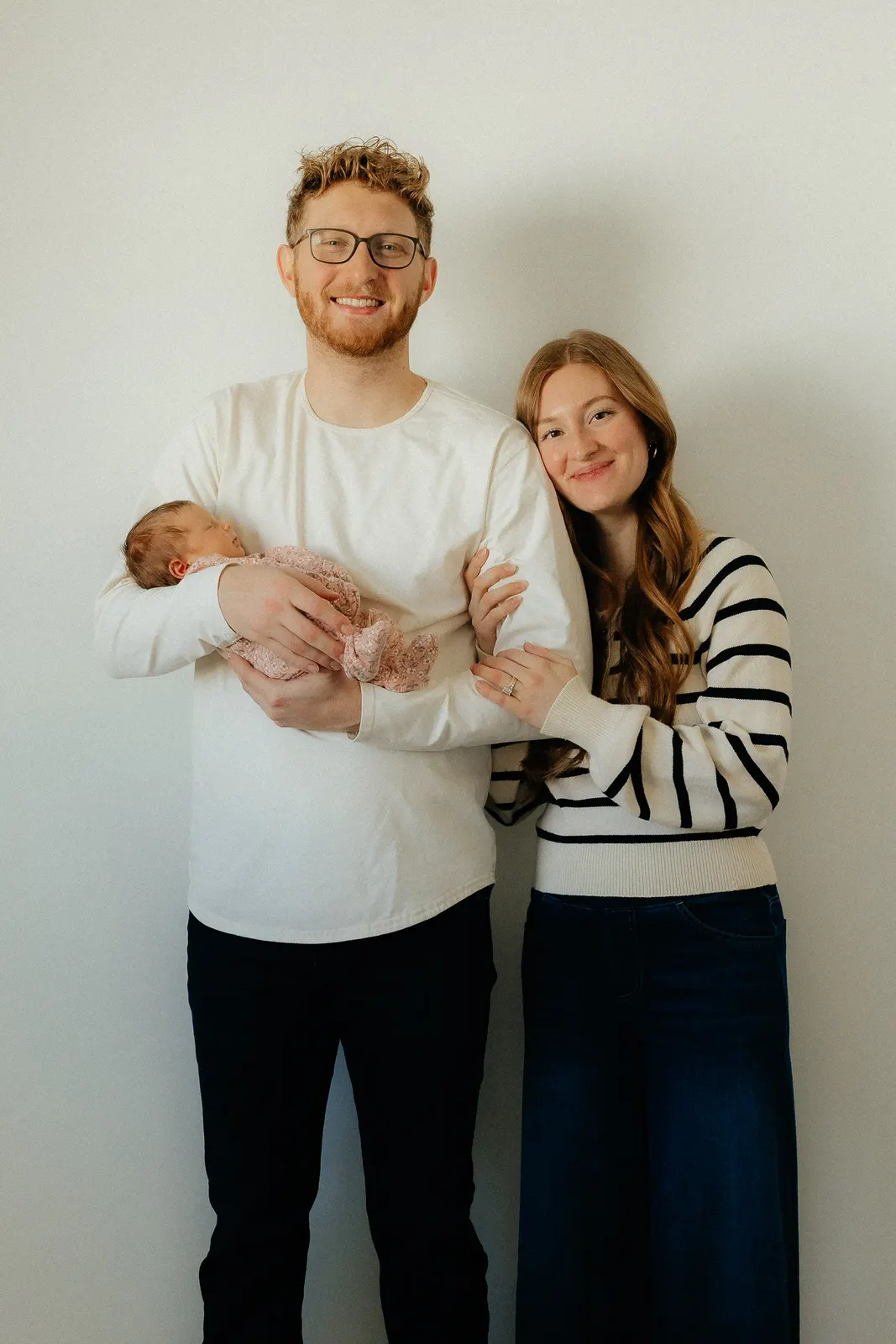 Grant with his wife and daughter